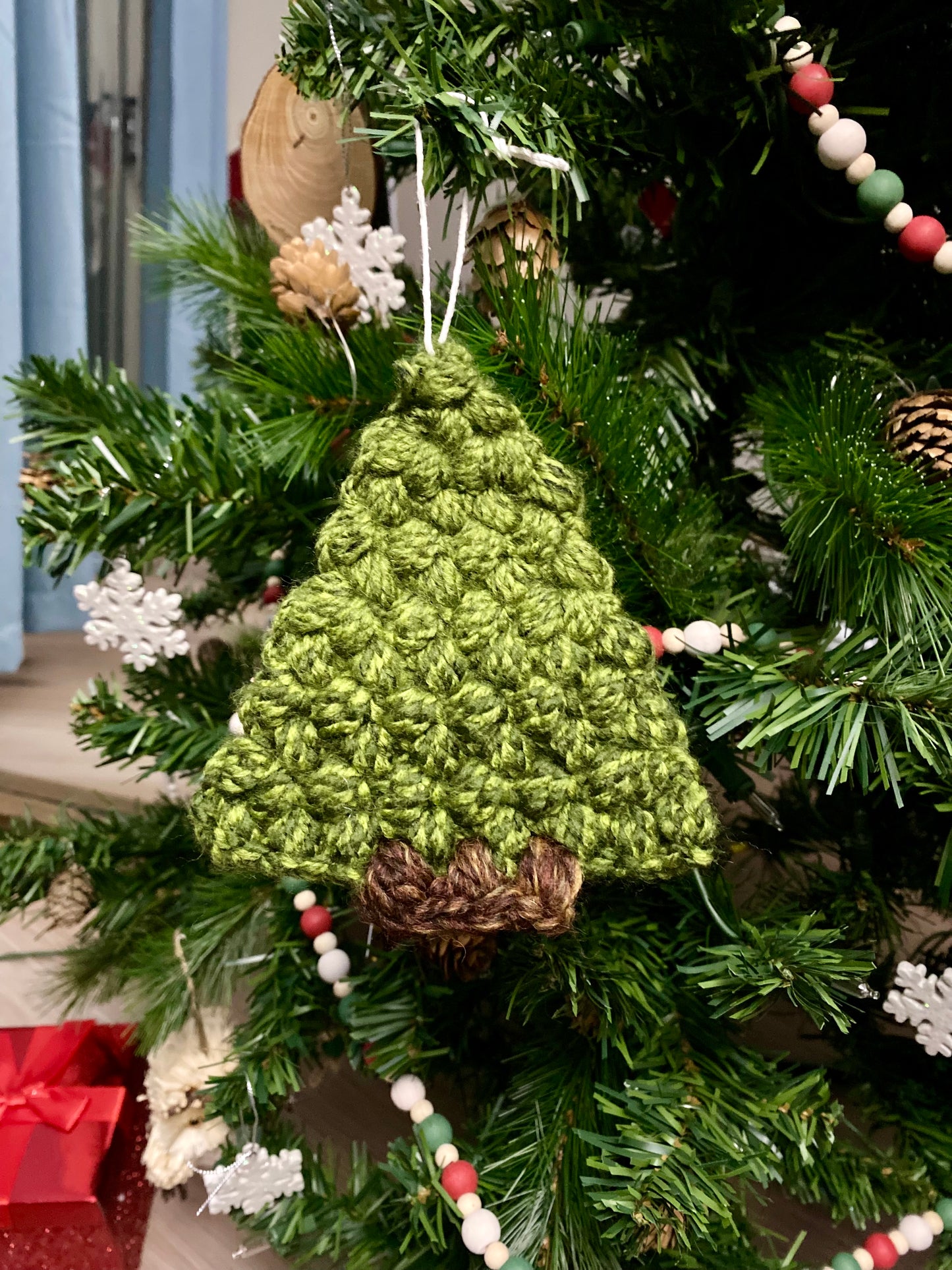 Textured Tree Ornament - Artsy & Adorable
