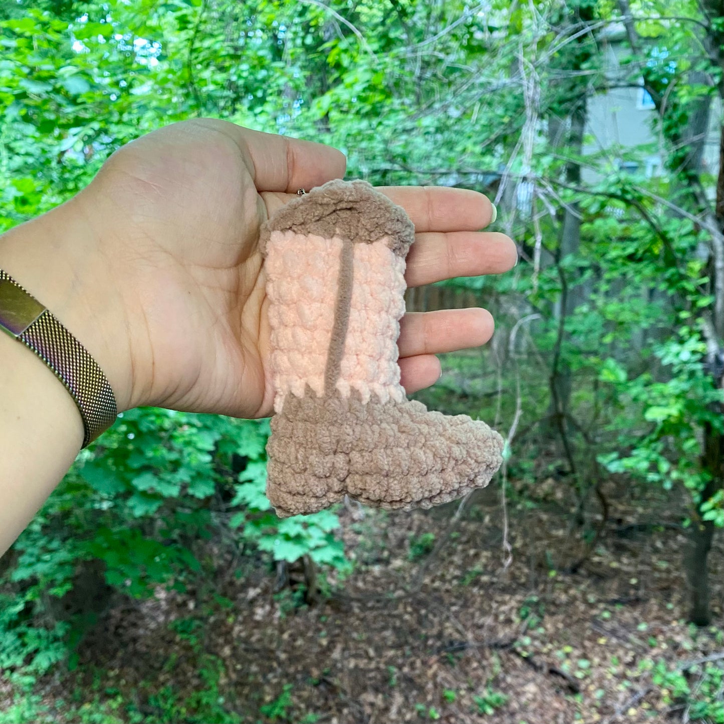 Cowboy Boot Keychain - Artsy & Adorable