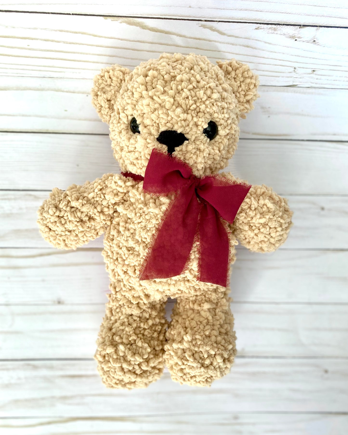 Fuzzy Teddy Bear - Artsy & Adorable