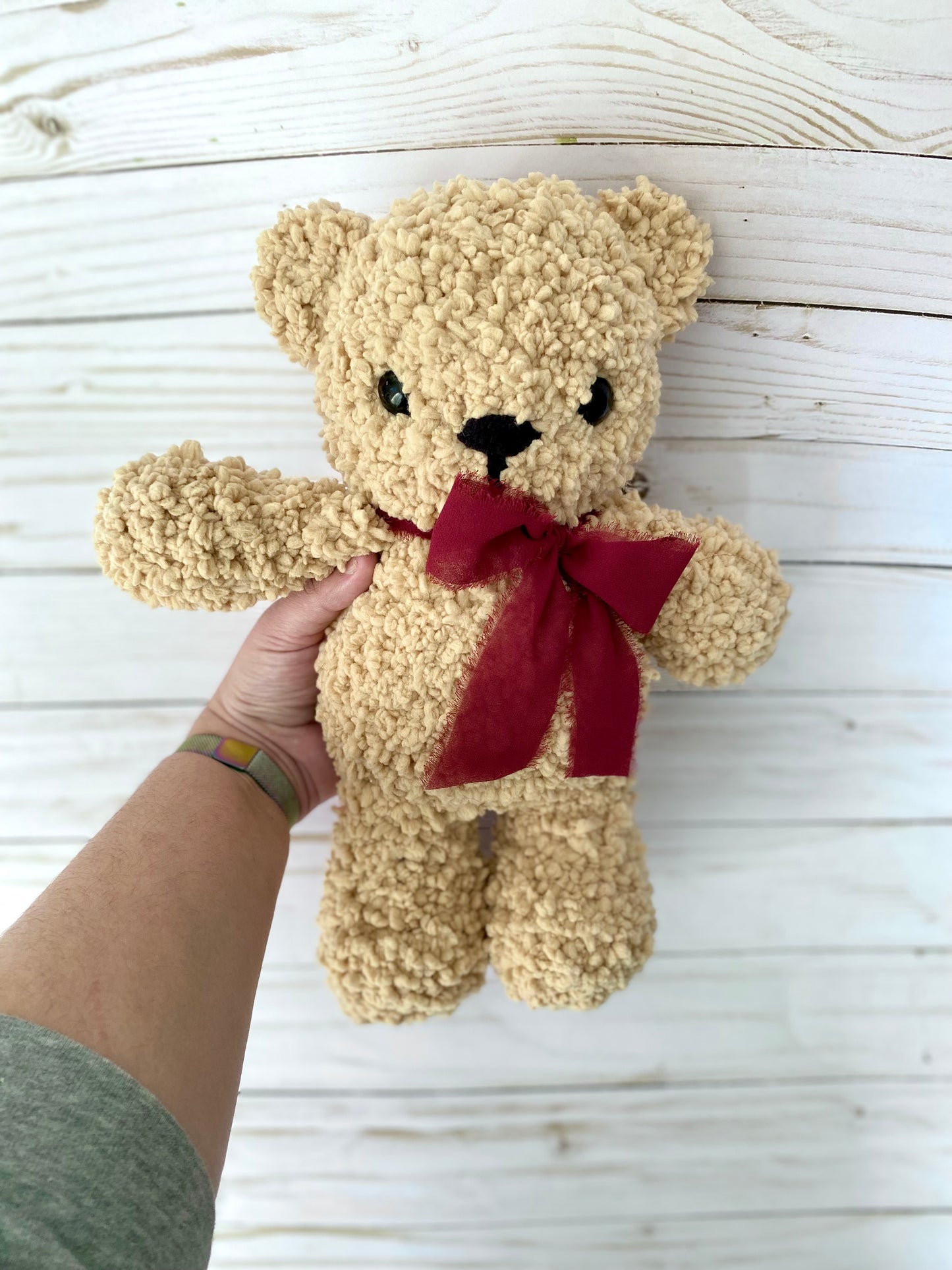 Fuzzy Teddy Bear - Artsy & Adorable