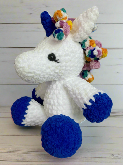 Large Plush Unicorn - Artsy & Adorable