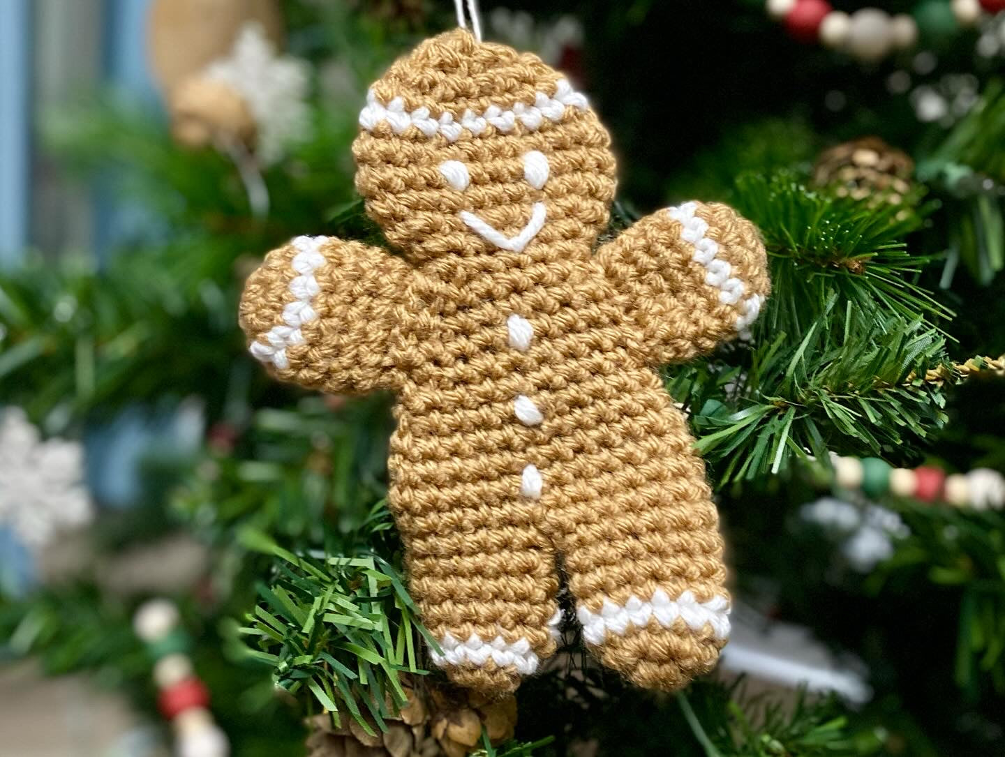 Gingerbreadman Ornament - Artsy & Adorable