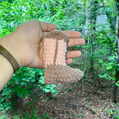 Cowboy Boot Keychain - Artsy & Adorable
