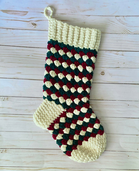 XL Plush Stocking - Artsy & Adorable